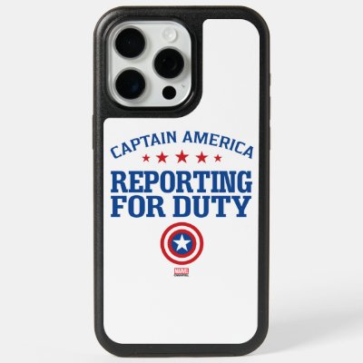 Captain America | Reporting For Duty iPhone 15 Pro Max Case