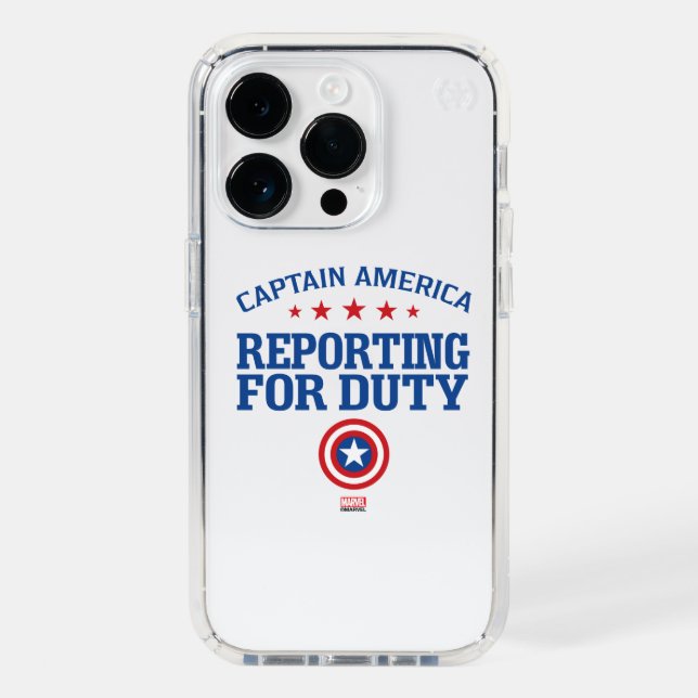 Captain America | Reporting For Duty Speck iPhone Case (Front)