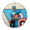 Captain America Retro Character Graphic
