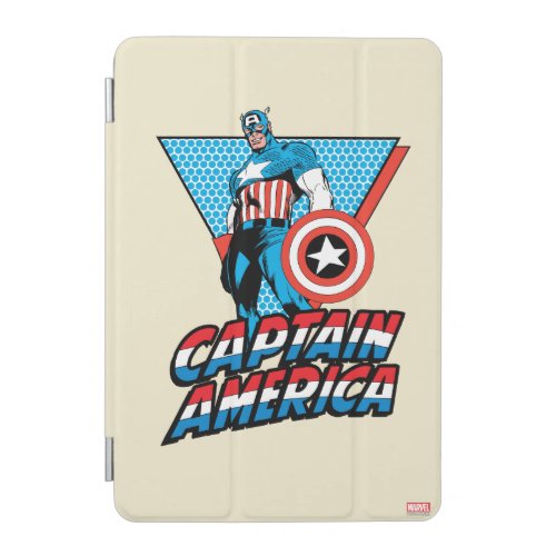 Captain America Retro Character Graphic iPad Mini Cover