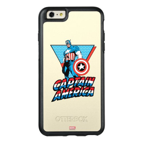 Captain America Retro Character Graphic OtterBox iPhone 66s Plus Case