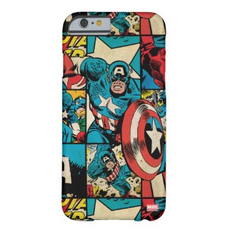 Captain America Retro Comic Book Pattern Case-Mate iPhone Case