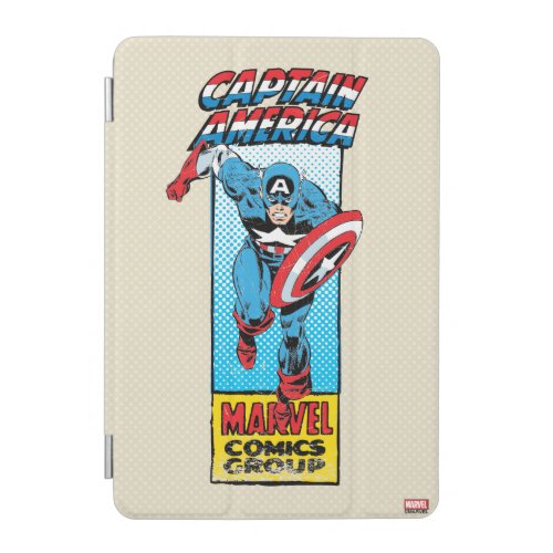 Captain America Retro Comic Character iPad Mini Cover