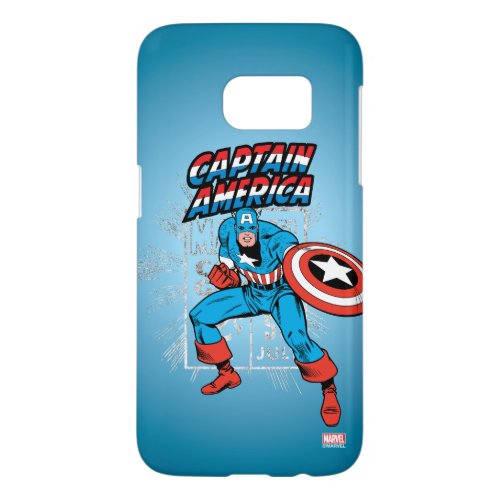 Captain America Retro Price Graphic Samsung Galaxy S7 Case