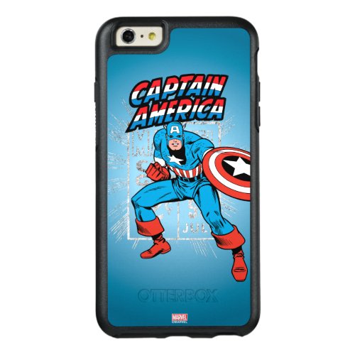 Captain America Retro Price Graphic OtterBox iPhone 66s Plus Case