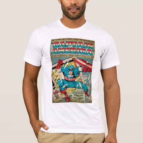 Captain America Revival T-Shirt - Check out this retro info page for the revival of the Captain America comic!