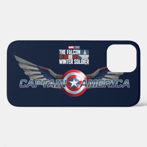 Captain America Shield And Wings iPhone 12 Case