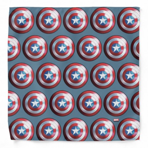 Captain America Shield Badge Bandana