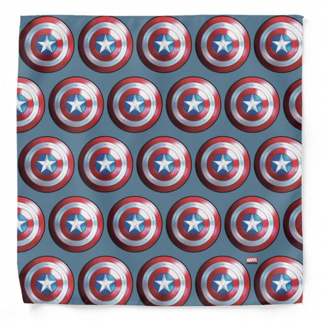 Captain America Shield Badge Bandana (Front)