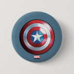 Captain America Shield Badge Button