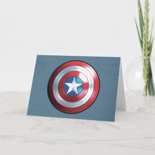 Captain America Shield Badge Card