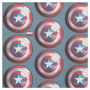 Captain America Shield Badge Fabric