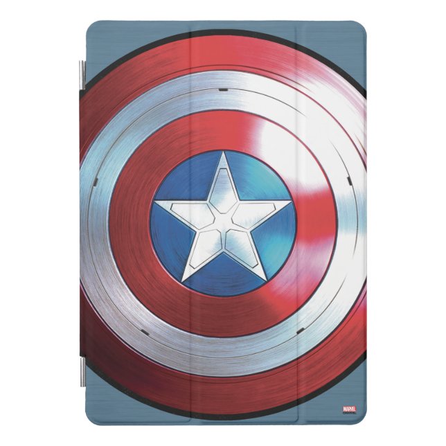 Captain America Shield Badge iPad Pro Cover (Front)