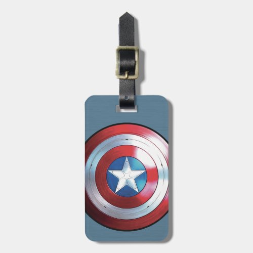 Captain America Shield Badge Luggage Tag