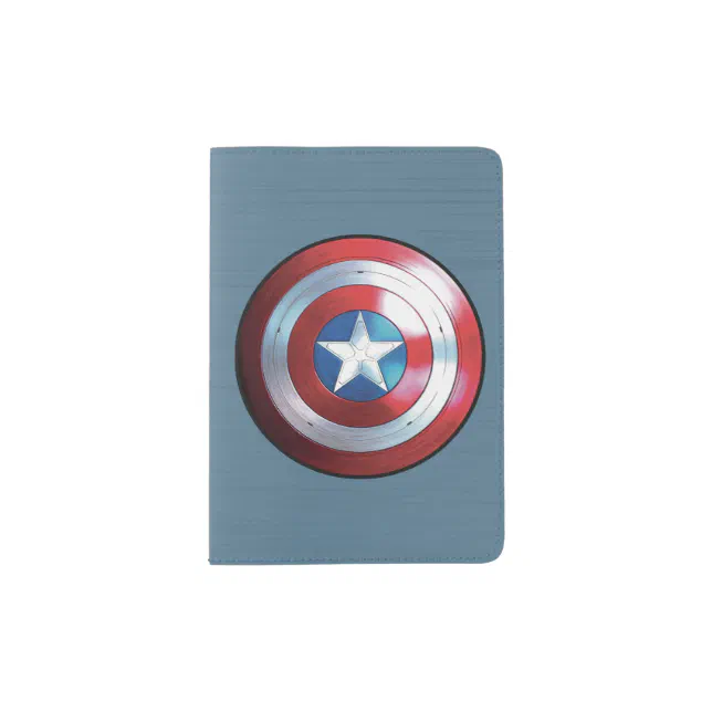 Captain America Shield Badge Passport Holder