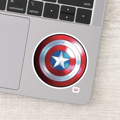 Captain America Shield Badge Sticker