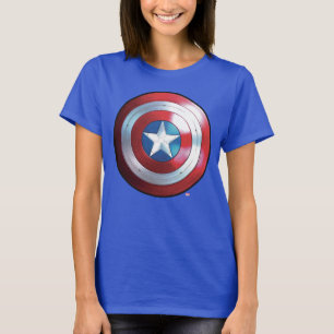 Captain America Shield Badge T-Shirt