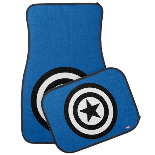 Captain America Shield Icon Car Mat