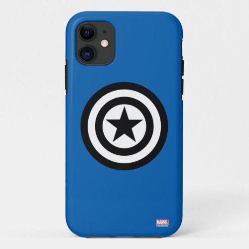 Captain America Shield Icon iPhone 11 Case