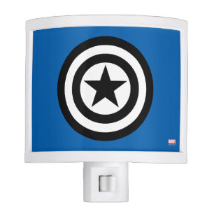 Captain America Shield Icon Night Light