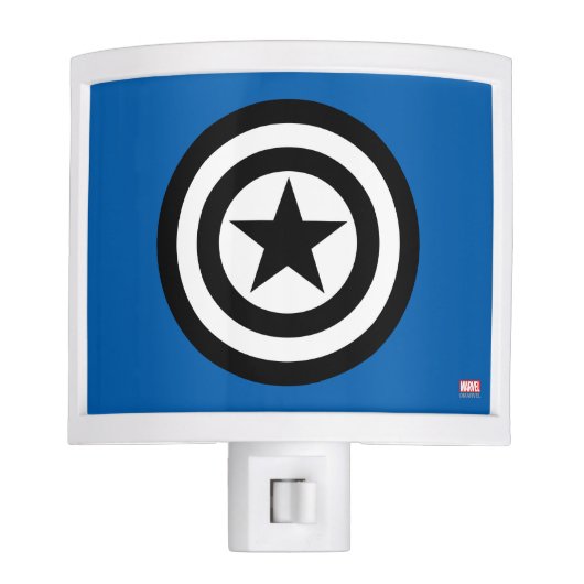 Captain America Shield Icon Night Light (Front)