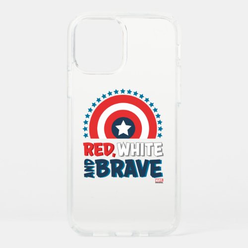 Captain America Shield Red White  Brave Speck iPhone 12 Case