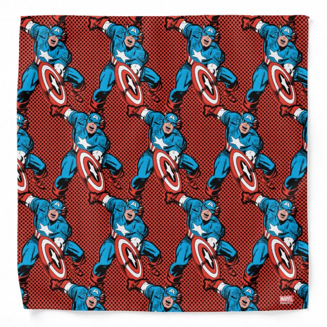 Captain America Shield Slam Bandana (Front)