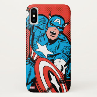 Captain America Shield Slam iPhone X Case