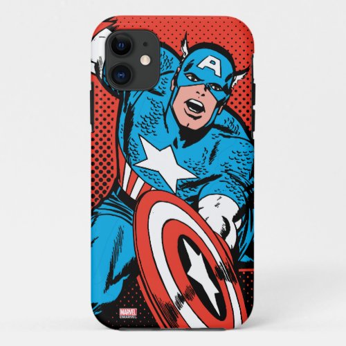 Captain America Shield Slam iPhone 11 Case