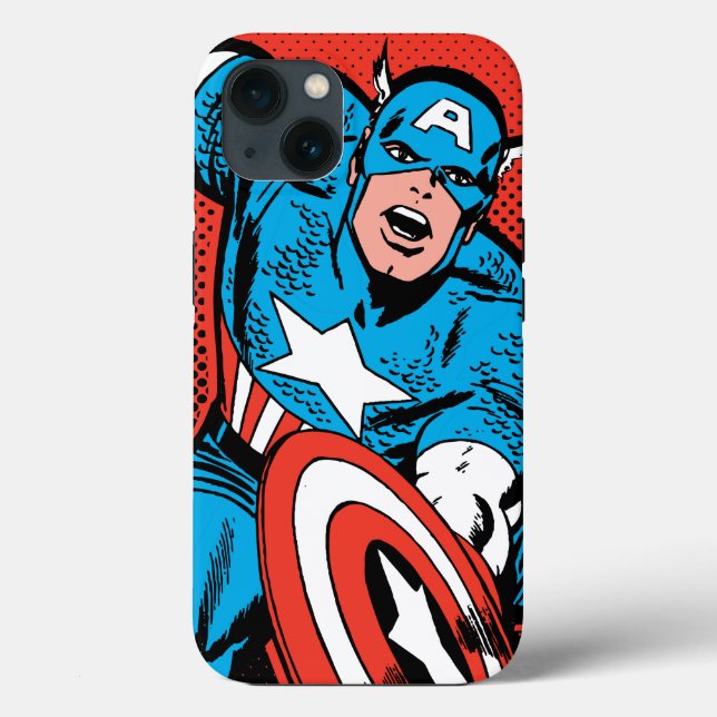 Captain America Shield Slam Case-Mate iPhone Case (Back)