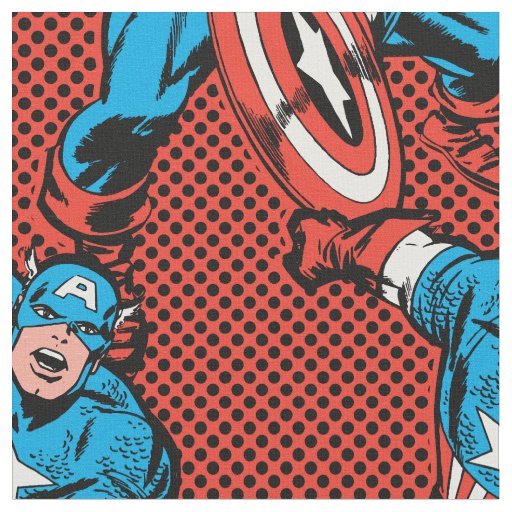 Captain America Shield Slam Fabric