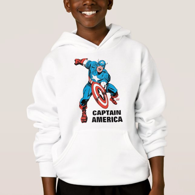Captain America Shield Slam Hoodie (Front)