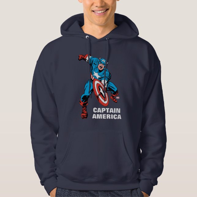 Captain America Shield Slam Hoodie (Front)