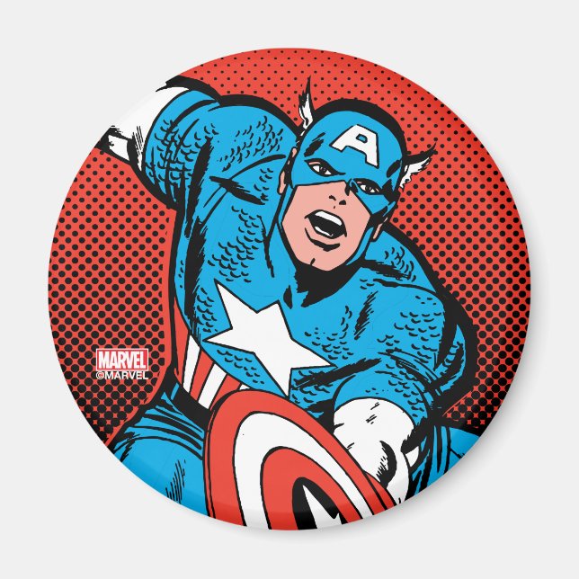 Captain America Shield Slam Magnet (Front)