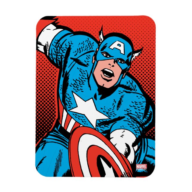 Captain America Shield Slam Magnet (Vertical)