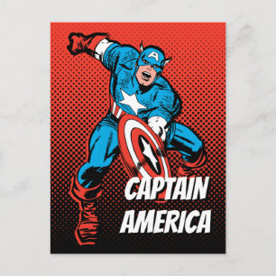 Captain America Shield Slam Postcard