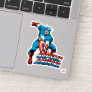 Captain America Shield Slam Sticker