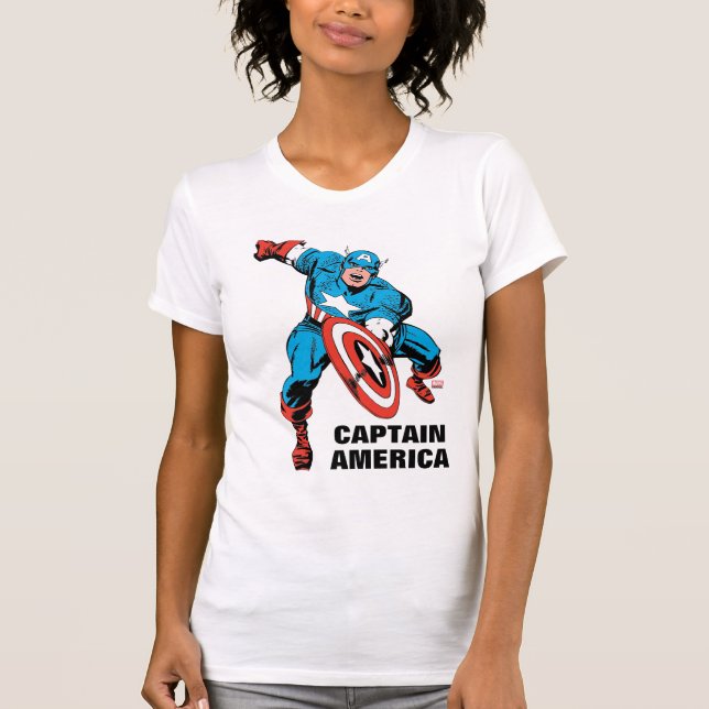 Captain America Shield Slam T-Shirt (Front)