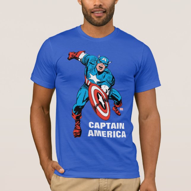 Captain America Shield Slam T-Shirt (Front)