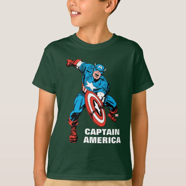 Captain America Shield Slam T-Shirt (Front)