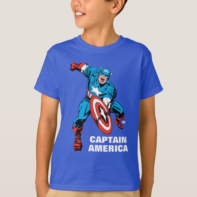 Captain America Shield Slam T-Shirt (Front)