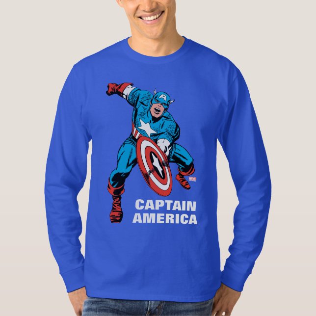 Captain America Shield Slam T-Shirt (Front)