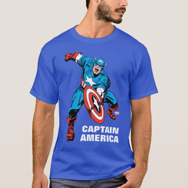 Captain America Shield Slam T-Shirt (Front)
