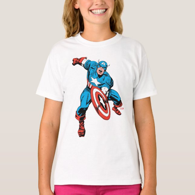 Captain America Shield Slam T-Shirt (Front)