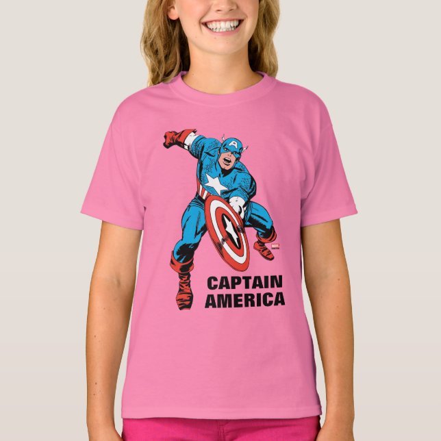 Captain America Shield Slam T-Shirt (Front)