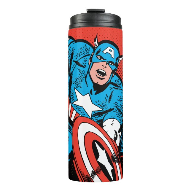 Captain America Shield Slam Thermal Tumbler (Front)