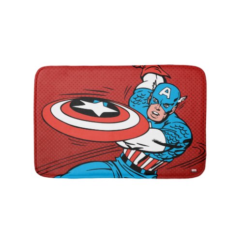 Captain America Shield Slash Bath Mat