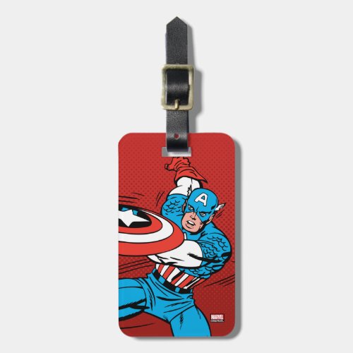 Captain America Shield Slash Luggage Tag