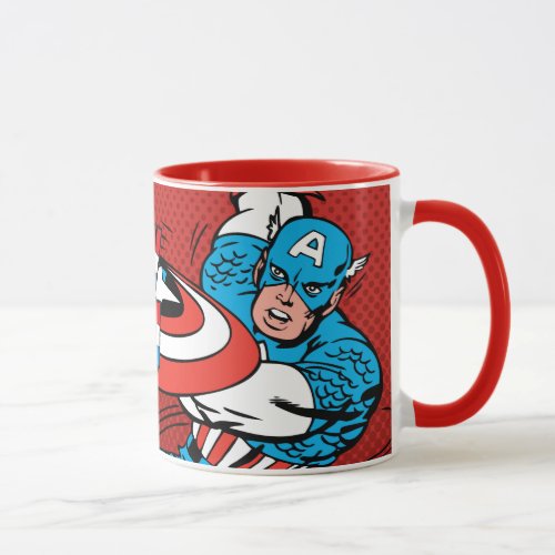 Captain America Shield Slash Mug
