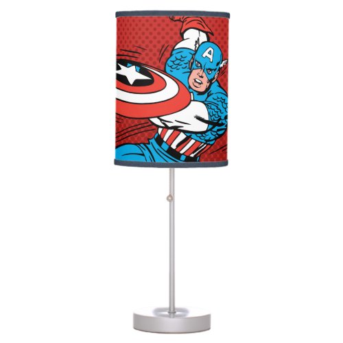 Captain America Shield Slash Table Lamp